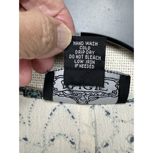 Angie Women’s Sz S Bohemian Top Gipsy Flare Butterfly Sleeves V-Neck Peasant - Picture 11 of 11